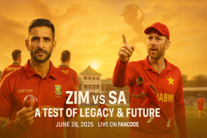 Zimbabwe vs South Africa 1st Test Live Streaming