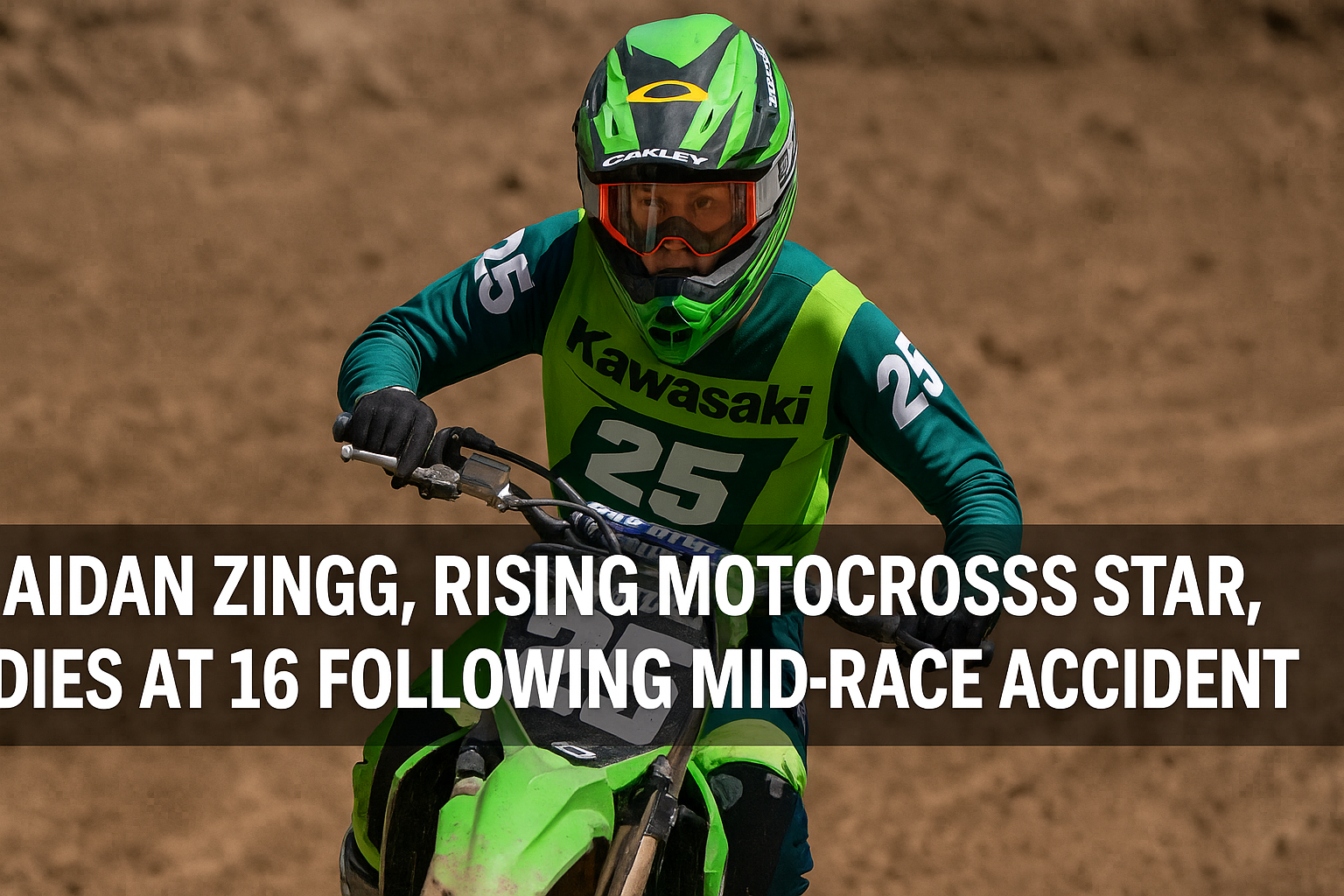 Aidan Zingg, 16-year-old motocross rider,